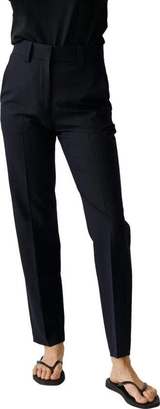 Cigarette Trouser Dressbukse Mørkeblå female 38