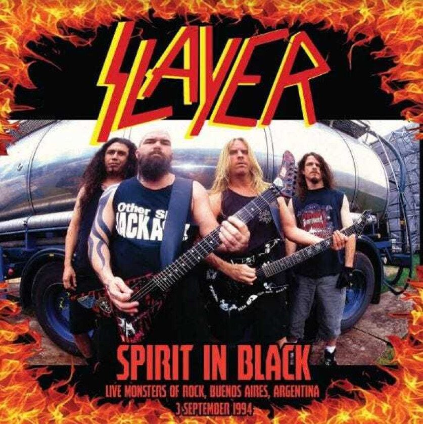 Slayer Spirit In Black Live Monsters Of Rock, Buenos Aires, Argentina 1994 LP/Vinyl