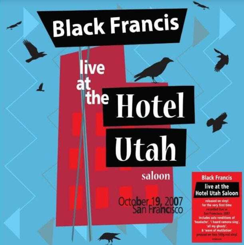 Black Francis Live At The Hotel Utah Saloon LP/Vinyl