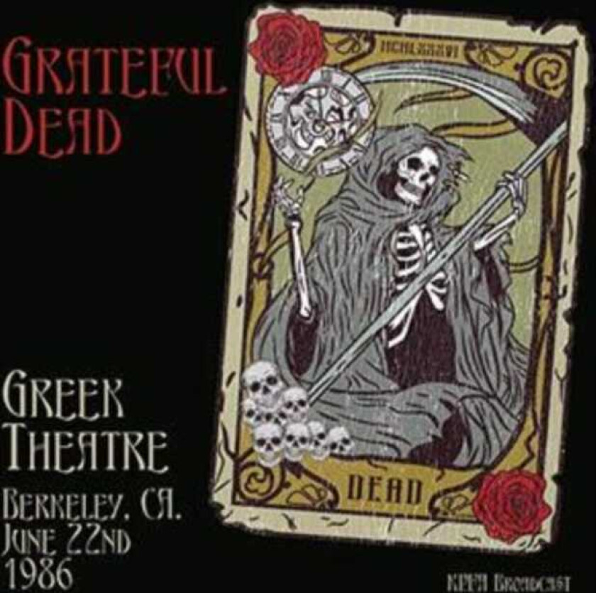 Grateful Dead  Greek Theatre Berkeley CA. June 22nd 1986  CD