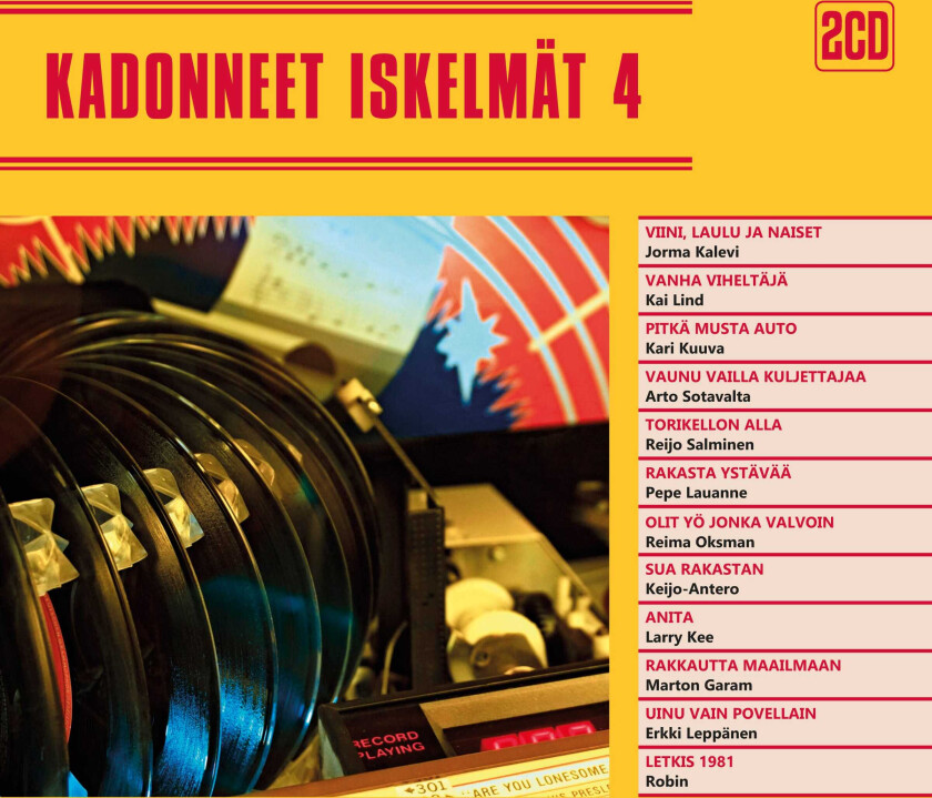 Diverse Artister Kadonneet Iskelmät 4 CD