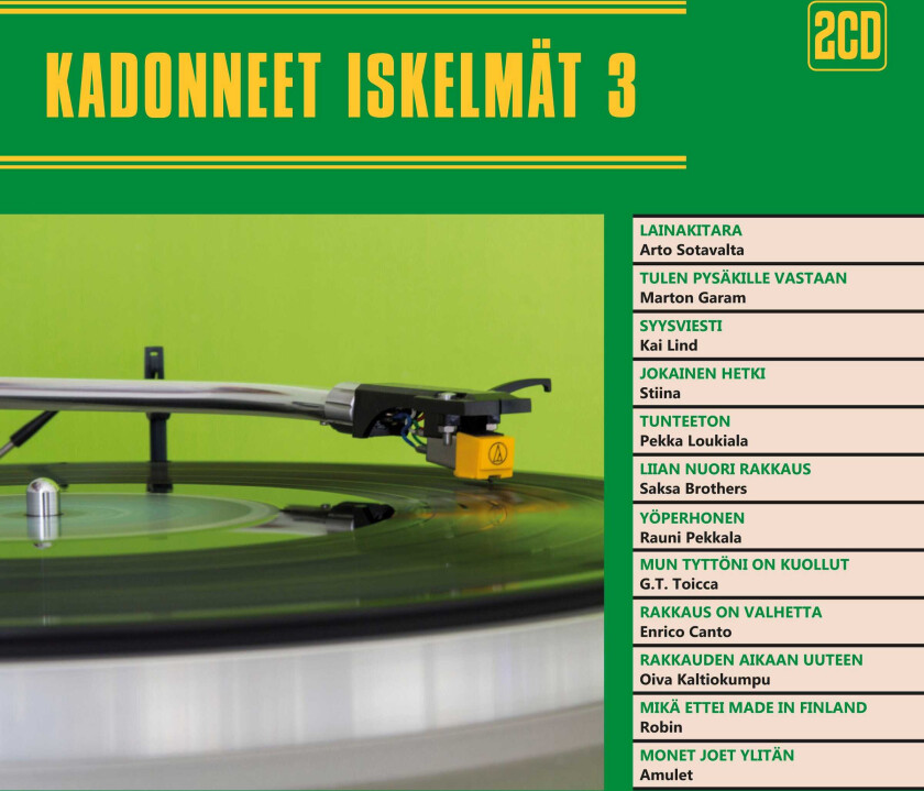 Diverse Artister Kadonneet Iskelmät 3 CD