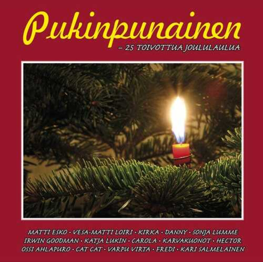 Diverse Artister Pukinpunainen 25 Toivottua Joululaulua CD