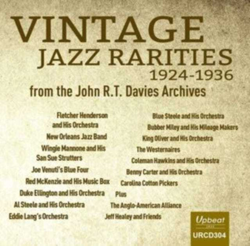 Diverse Artister Vintage Jazz Rarities 192426 CD