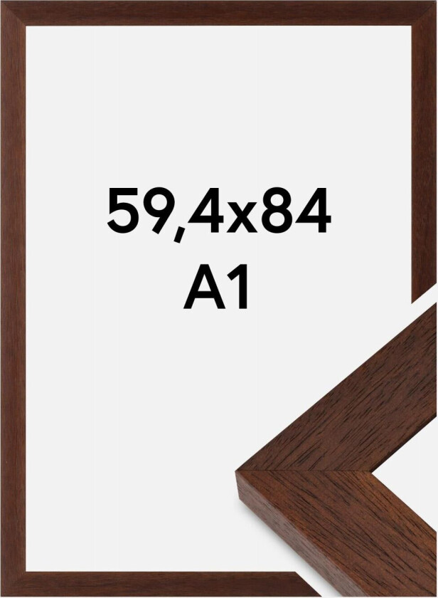 Ramme Juno Akrylglass Teak 59,4x84 Cm (A1)