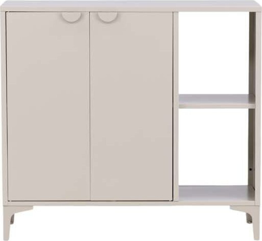 Piring skjenk 2 dører 1 hylle beige.