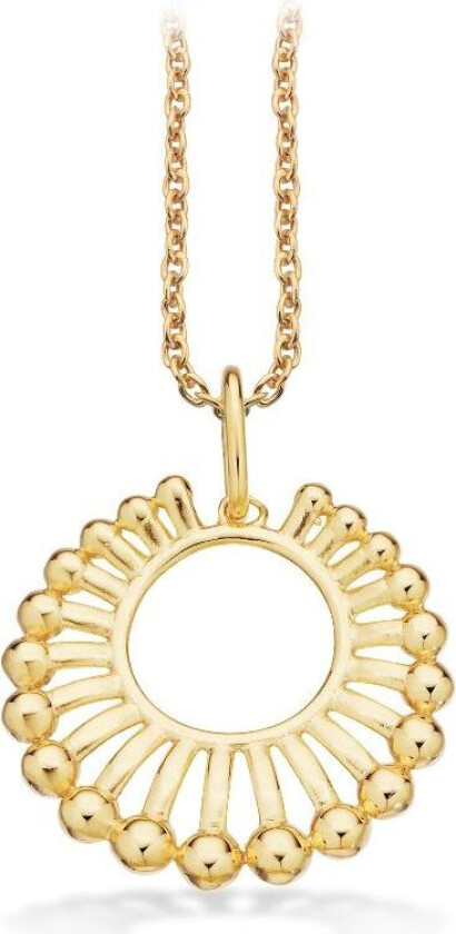 Forgylt Sølv Halskjede 238122