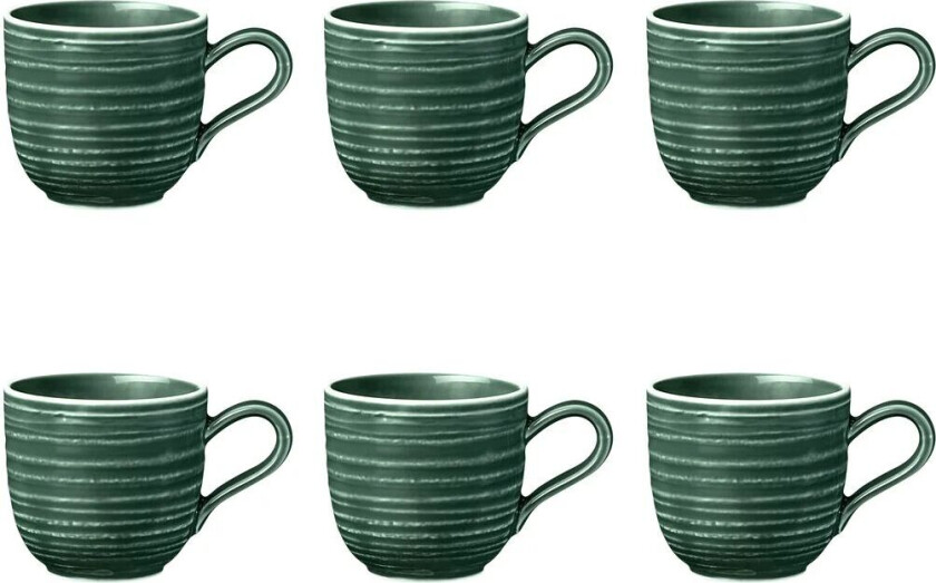 Terra espressokopp 9 cl 6-pakning Moss Green