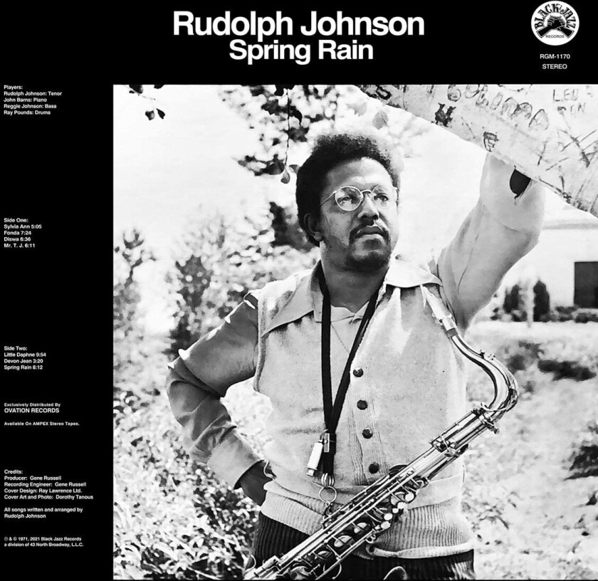 Rudolph Johnson Spring Rain LP/Vinyl