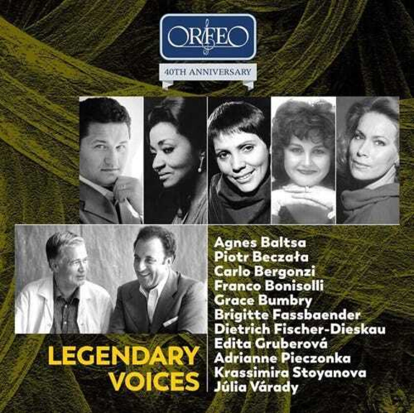 Diverse Klassisk Orfeo 40th Anniversary Edition: Legendary Voices CD