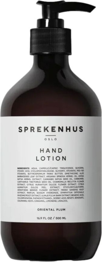 Bilde av Sprekenhus Hand Lotion 500ml -  Oriental Plum Håndkrem  unisex