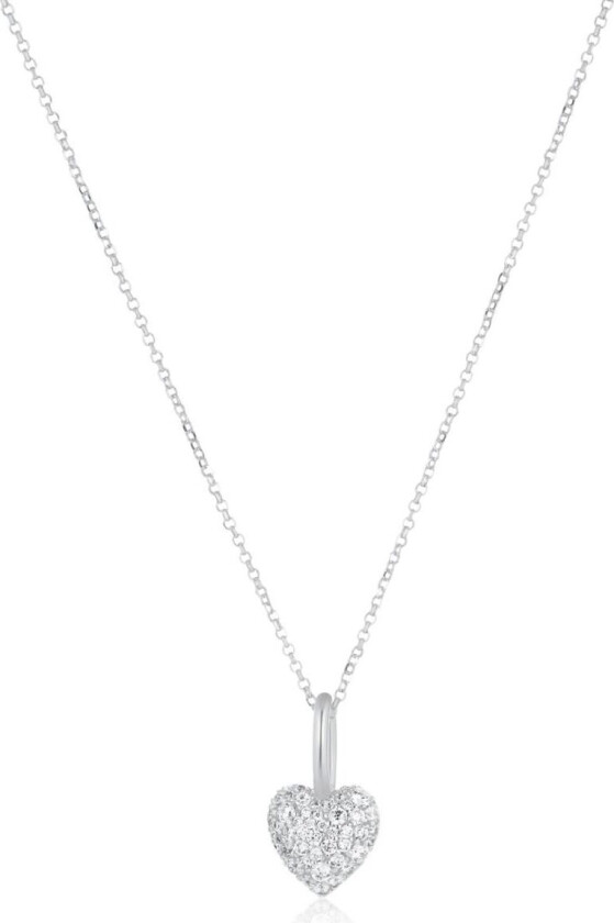 Caro Sterlingsølv Halskjede Med Zirconia SJ-P72356-CZ