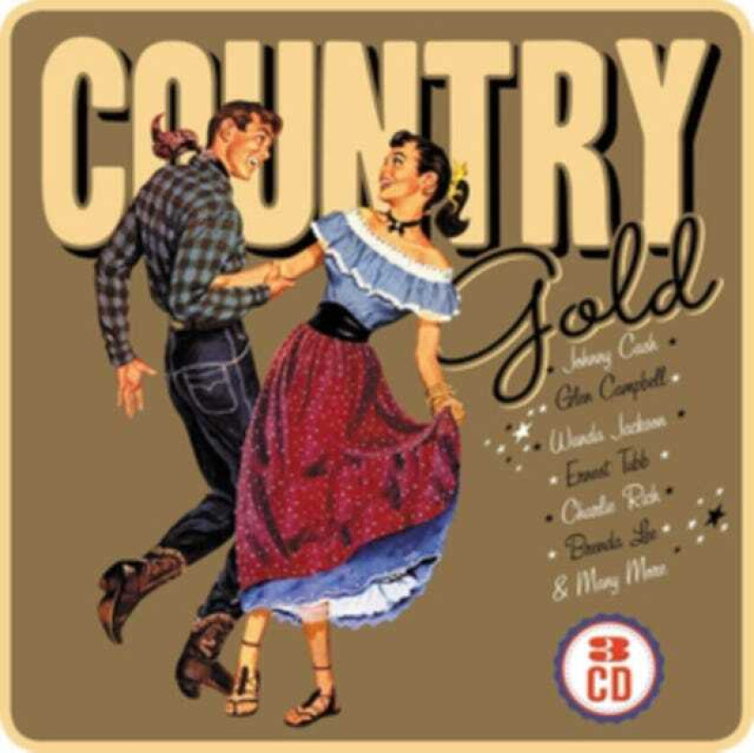 Diverse Artister, Diverse Country  Country Gold  CD