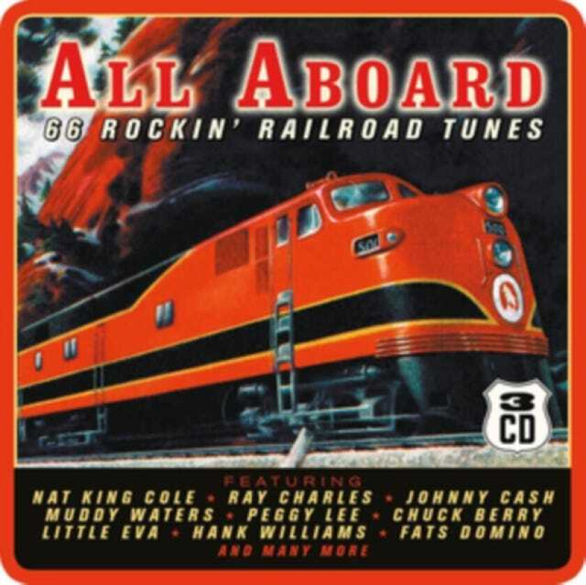 Diverse Artister  Ll Aboard : 66 Rockin Railroad Tunes  CD