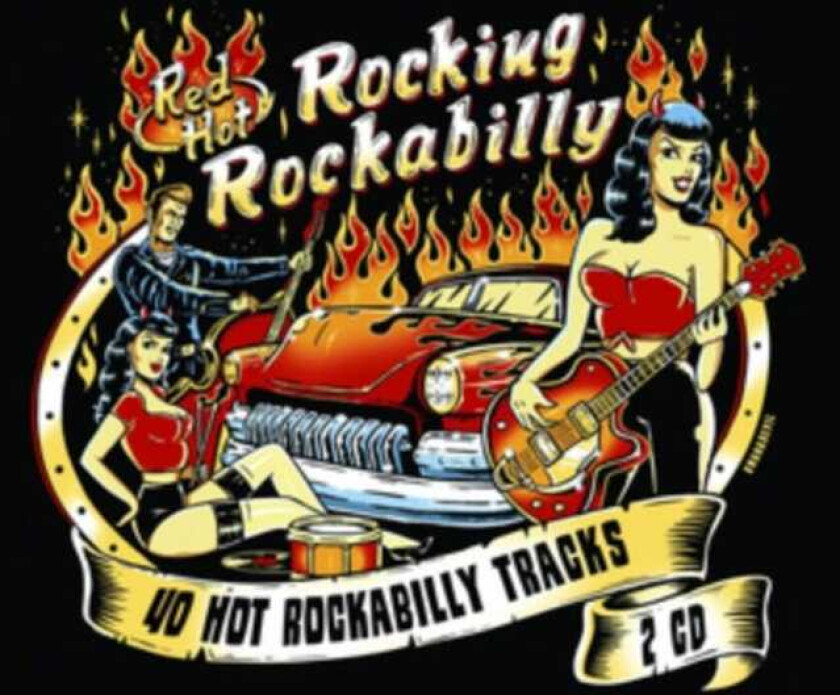 Diverse Artister, Diverse Rock Red Hot Rockin' Rockabilly CD