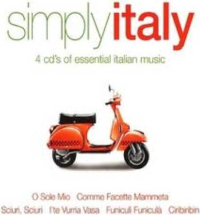 Diverse Artister, Diverse Pop Simply Italy CD