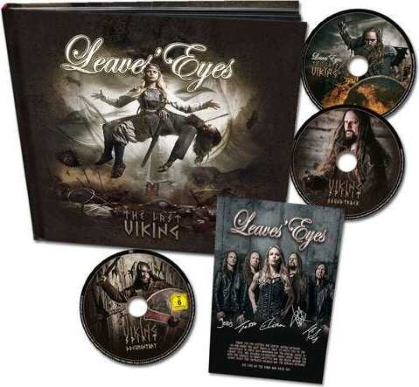 Leaves Eyes The Last Viking Hardcover Artbook CD