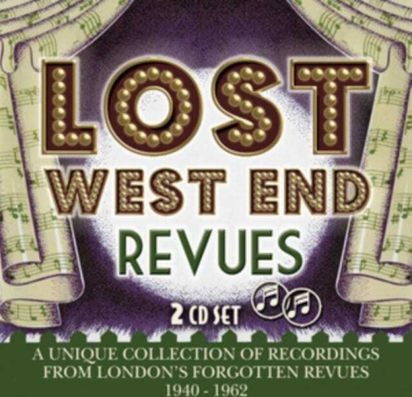 Musikal Lost West End Revues Original London Cast Recording CD