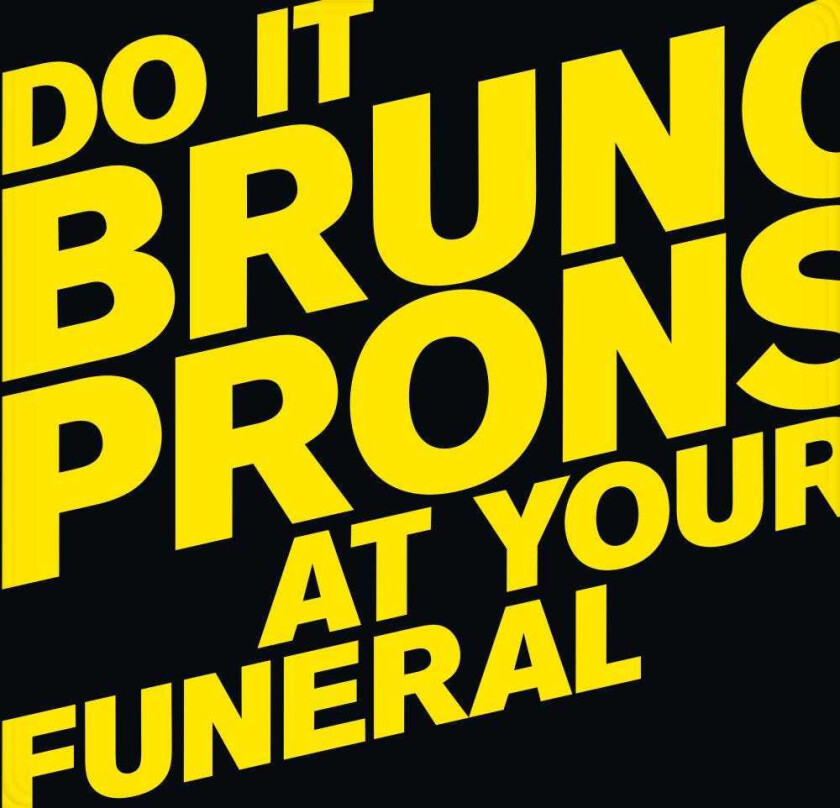 Bruno Pronsato  Do It At Your Funeral  LP/Vinyl