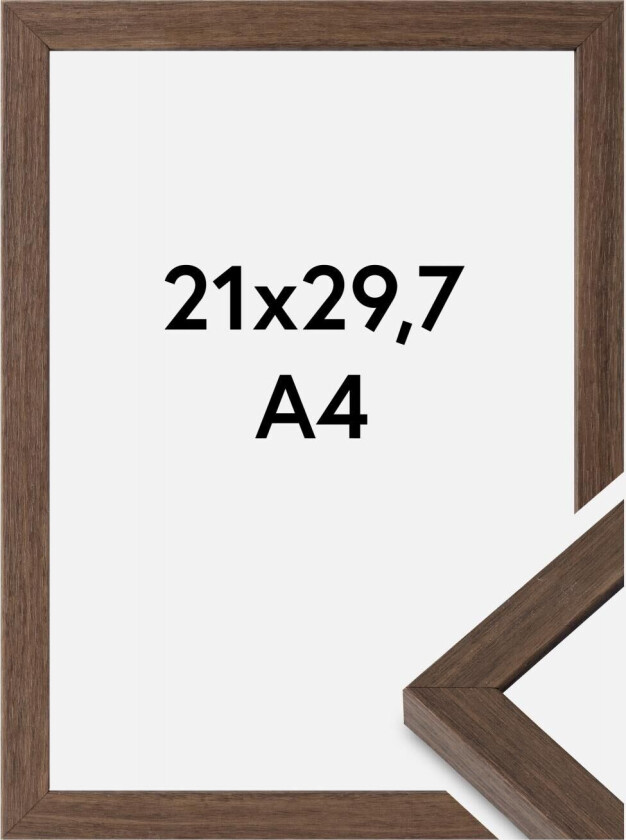 Ramme Hermes Akrylglass Valnøtt 21x29,7 Cm (A4)