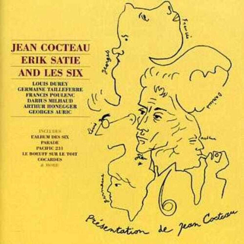 Jean Cocteau, Les Six  Cocteau Satie And Les Six  CD