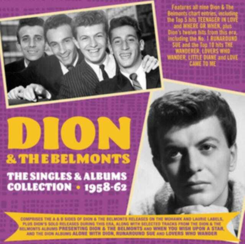 Dion & The Belmonts, Dion The Singles & Albums Collection CD