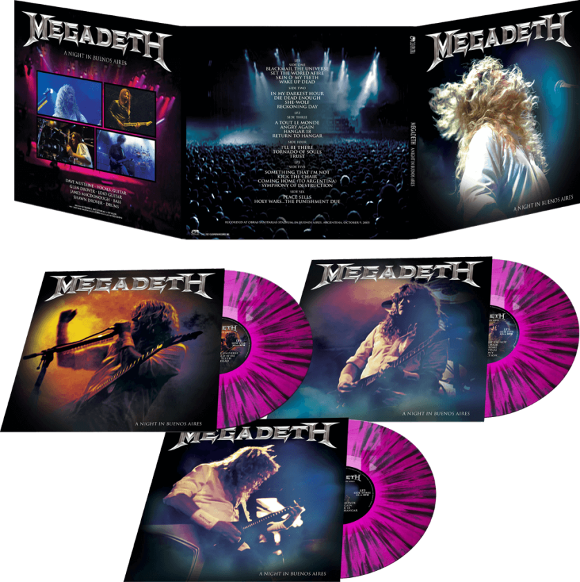 Megadeth A Night In Buenos Aires LP/Vinyl