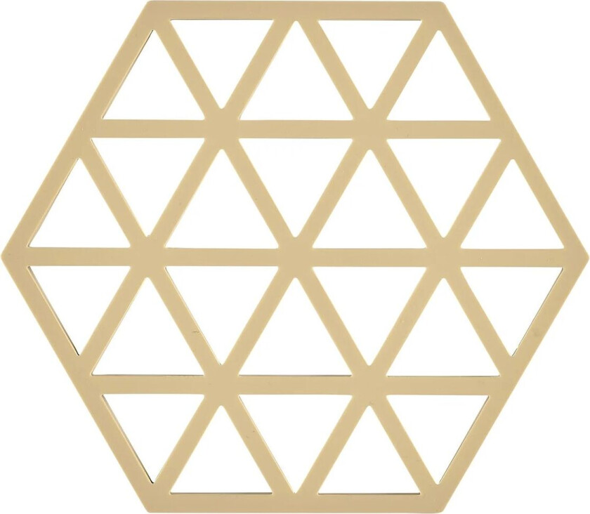 Triangles gryteunderlag 14x16 cm Warm sand