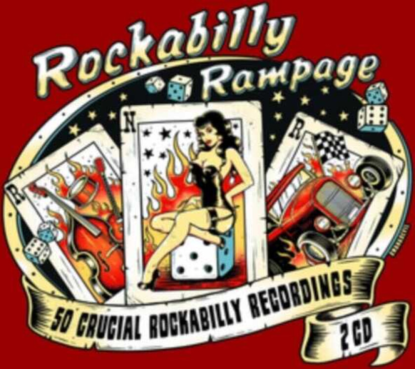 Diverse Artister, Diverse Rock  Rockabilly Rampage  CD