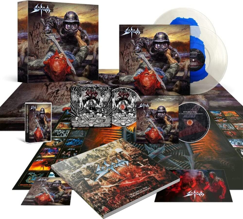 Sodom 40 Years At War Greatest Hell Of Sodom Limited Boxset LP/Vinyl