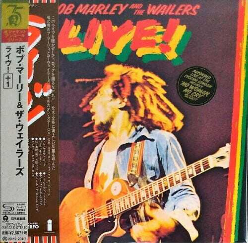 Bob Marley & The Wailers Live! (SHMCD Paper Sleeve) CD
