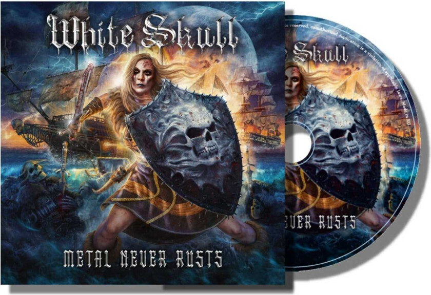 White Skull Metal Never Rusts CD