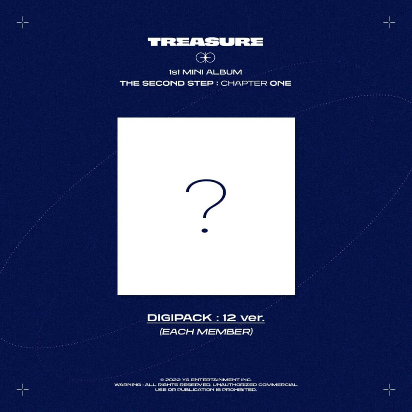 Treasure Second Step: Chapter One (Digipak Version) (Incl. 16pg Booklet, Poster + Selfie Photocard) CD