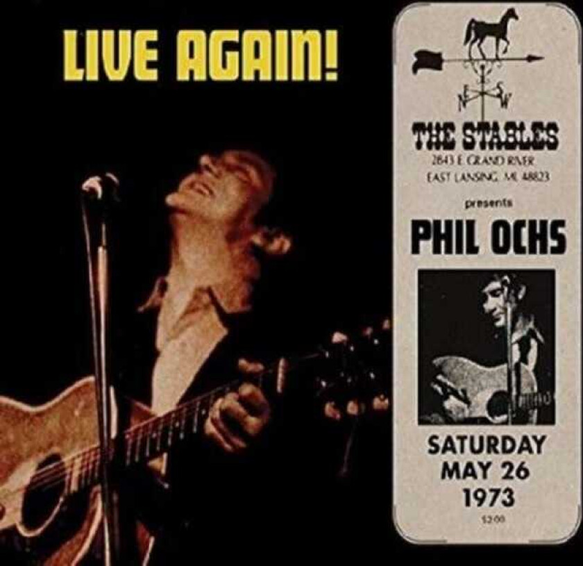 Phil Ochs  Live Again!  CD