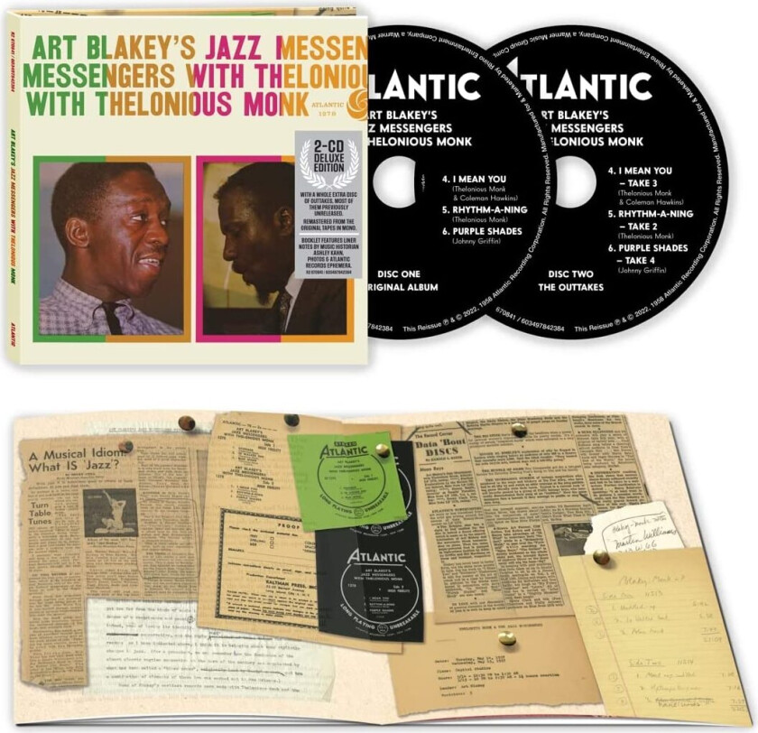 Art Blakey & The Jazz Messengers, Art Blakey  Art Blakey's Jazz Messengers With Thelonious Monk  CD