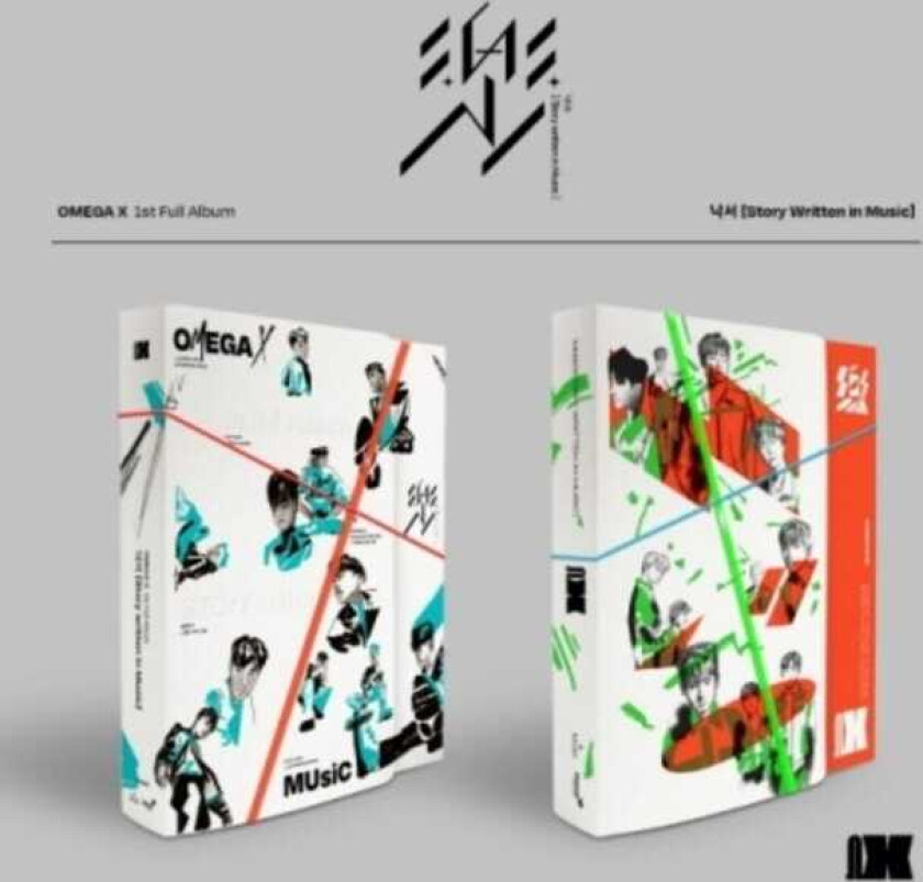 Omega X Story Written In Music Incl. 112pg Photobook, Bookmark, Hologram Photocard, Unit Photocard + Poste CD