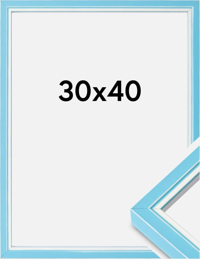 Ramme Diana Akrylglass Lyseblå 30x40 Cm