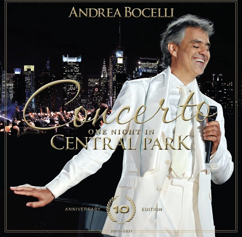 Andrea Bocelli Concerto: One Night In Central Park 10th Anniversary CD