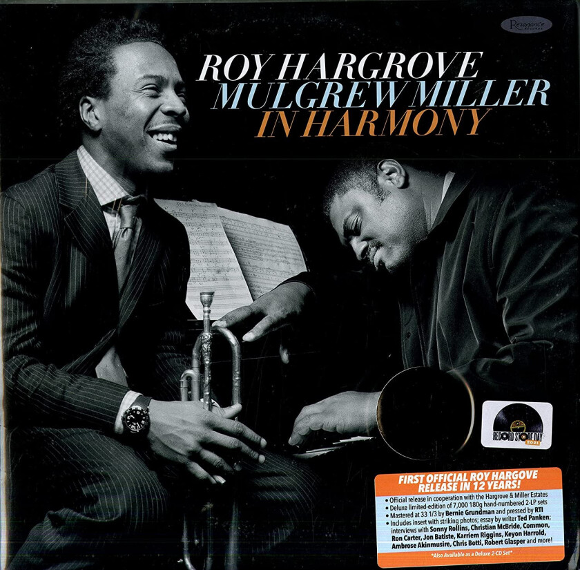 Roy Hargrove, Mulgrew Miller In Harmony LP/Vinyl