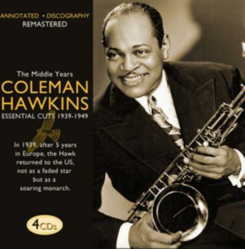 Coleman Hawkins The Middle Years CD