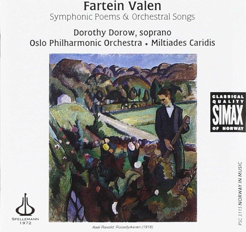 Oslo Philharmonic Orchestra, Dorothy Dorow, Miltiades Caridis Valen: Symphonic Poems and Orchestral Songs CD
