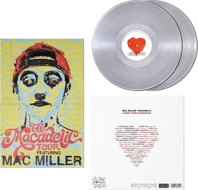 Mac Miller  Macadelic  LP/Vinyl