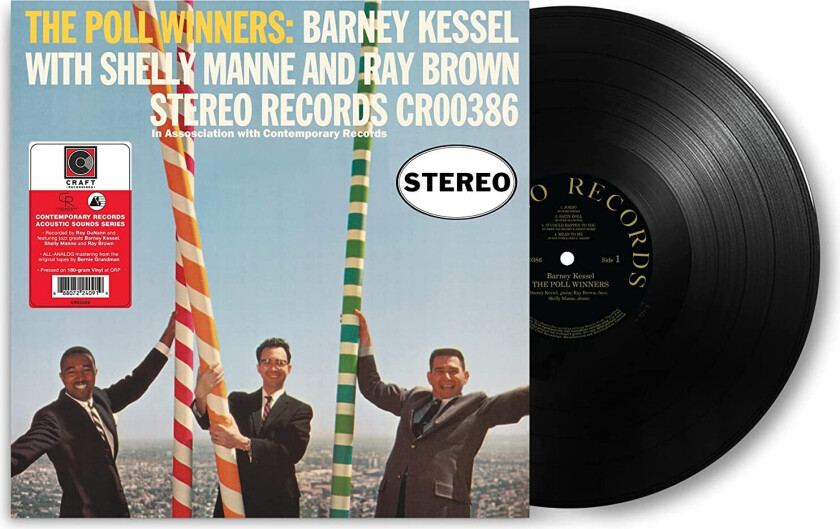 Barney Kessel, Ray Brown, Shelly Manne The Poll Winners Contemporary Records 70th Anniversary Series LP/Vinyl