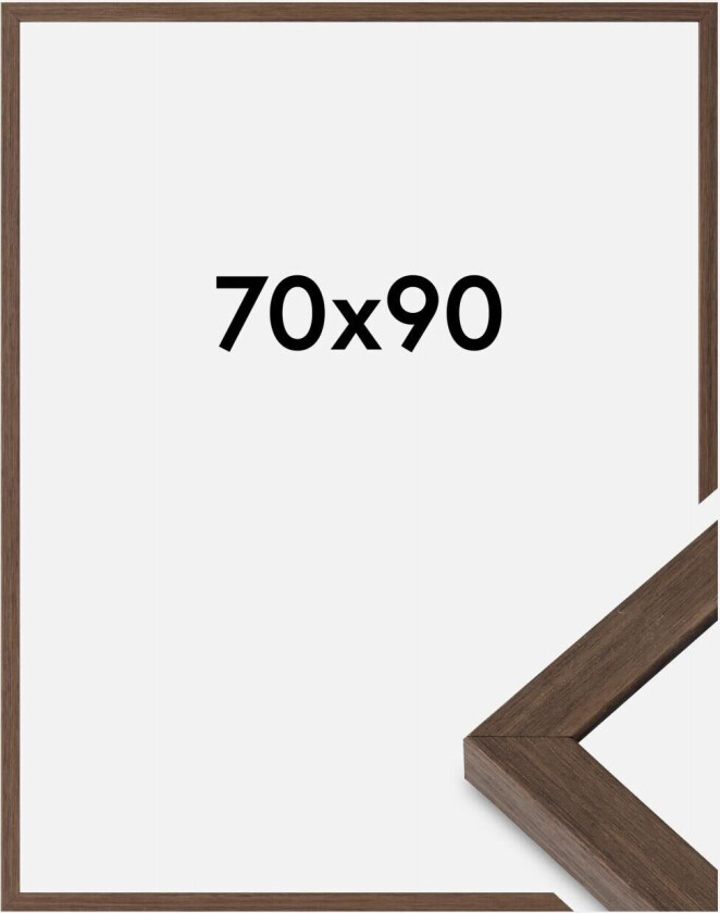 Ramme Hermes Akrylglass Valnøtt 70x90 Cm