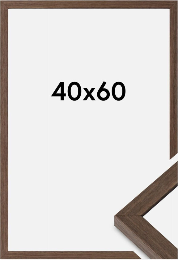 Ramme Hermes Akrylglass Valnøtt 40x60 Cm