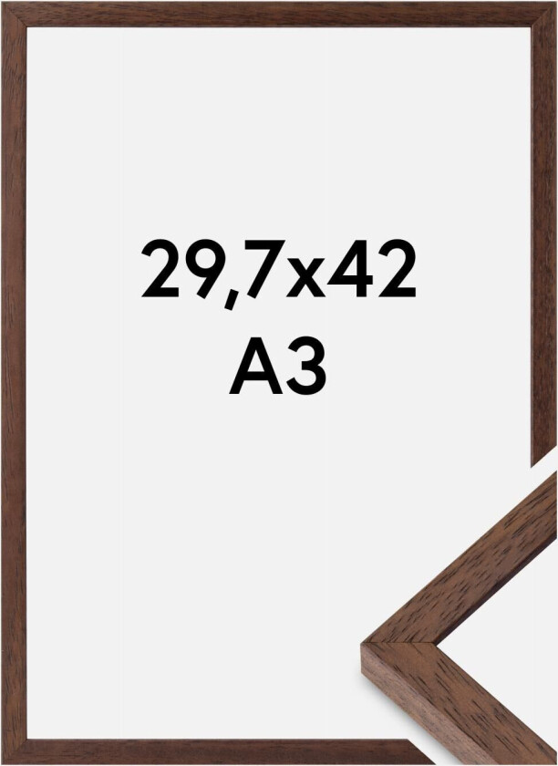 Ramme Ares Akrylglass Teak 29,7x42 Cm (A3)