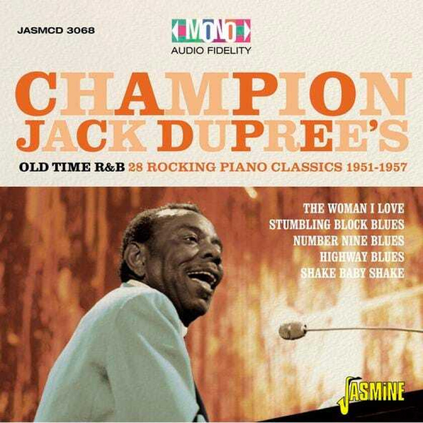 Champion Jack Dupree Old Time R&B 28 Rocking Piano Blues Classics 19511957 CD