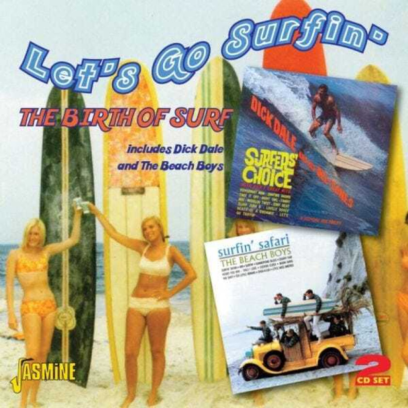 Diverse Artister, Diverse Rock Let's Go Surfin' The Birth Of Surf CD