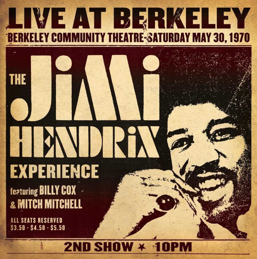 Jimi Hendrix Live At Berkeley LP/Vinyl