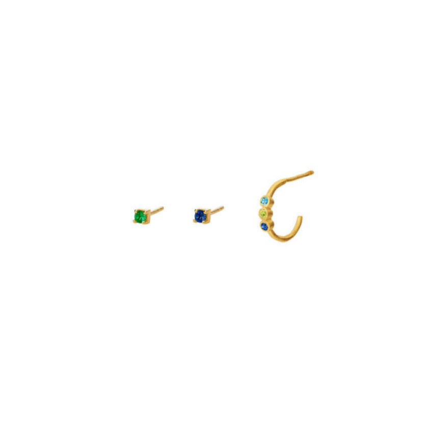 Forgylt Sølv Øredobber 5680-2-005